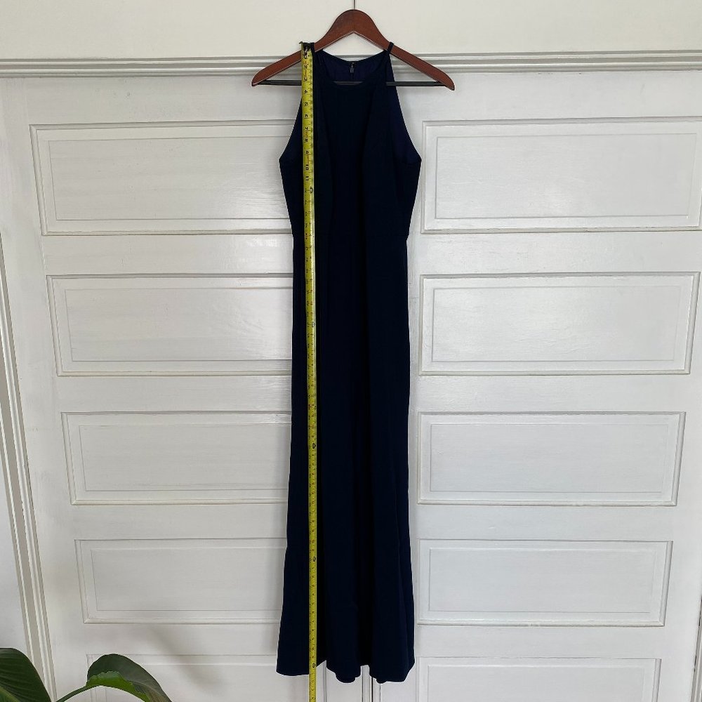 Dessy Navy Floorlength Gown, Size 4